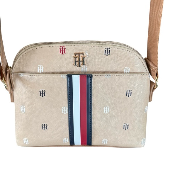 NWT Tommy Hilfiger Tan Crossbody Bag - Picture 4 of 8